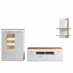 Loftscape Wohnwand Mundai II (3-teilig) - Inkl. Beleuchtung - Weiß / Eiche Wotan Dekor 16 Loftscape Wohnwand Mundai II (3-teilig) - Inkl. Beleuchtung - Weiß / Eiche Wotan Dekor -Wohnzimmermöbel boutique en ligne 1000210798 200430 14332400053 DETAILS P000000001000210798