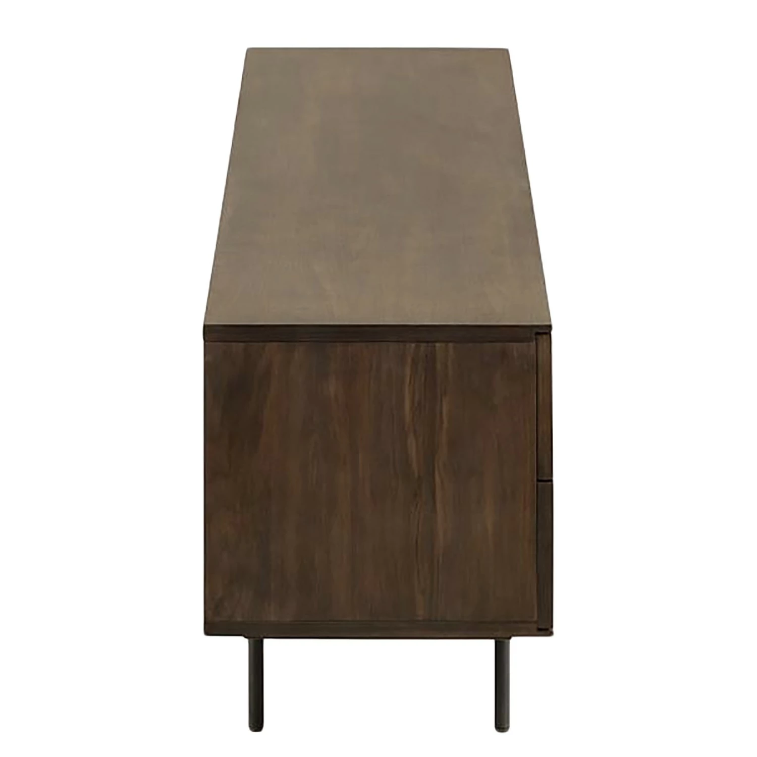 Red Living TV-Lowboard Kluuvi - Echtholzfurnier - Walnuss / Schwarz 4 Red Living TV-Lowboard Kluuvi - Echtholzfurnier - Walnuss / Schwarz – Bild 4