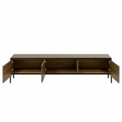 Red Living TV-Lowboard Juuka - Echtholzfurnier - Walnuss / Schwarz -Wohnzimmermöbel boutique en ligne 1000210883 200429 17361800055 DETAILS P000000001000210883