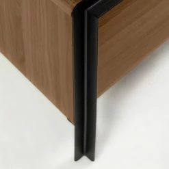 Red Living TV-Lowboard Juuka - Echtholzfurnier - Walnuss / Schwarz -Wohnzimmermöbel boutique en ligne 1000210883 200429 17362000058 DETAILS P000000001000210883