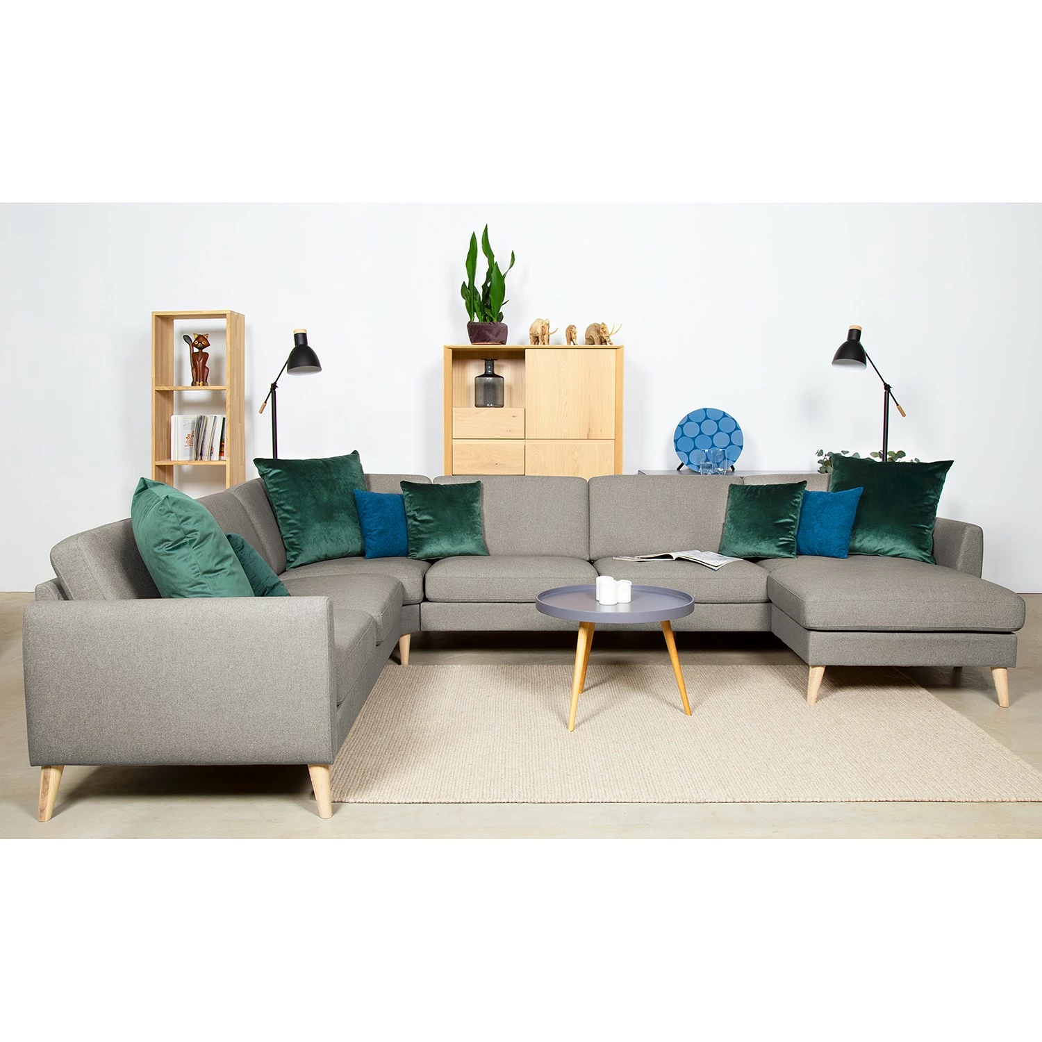 Mørteens Wohnlandschaft Kustavi - Strukturstoff - Beige 3 Mørteens Wohnlandschaft Kustavi - Strukturstoff - Beige – Bild 3