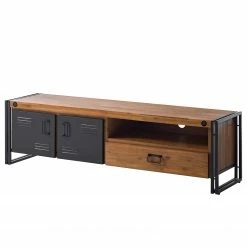 Ars manufacti TV-Lowboard Manchester IV - Akazie massiv / Metall - Akazie / Anthrazit -Wohnzimmermöbel boutique en ligne 1000210954 201008 16414800006 DETAILS P000000001000210954