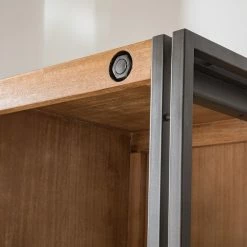 Ars manufacti Regal Manchester VII - Akazie massiv / Metall - Akazie / Anthrazit -Wohnzimmermöbel boutique en ligne 1000210955 210121 12574700010 DETAILS P000000001000210955