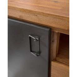 Ars manufacti Sideboard Manchester V - Akazie massiv / Metall - Akazie / Anthrazit -Wohnzimmermöbel boutique en ligne 1000210963 210210 12495400004 DETAILS P000000001000210963