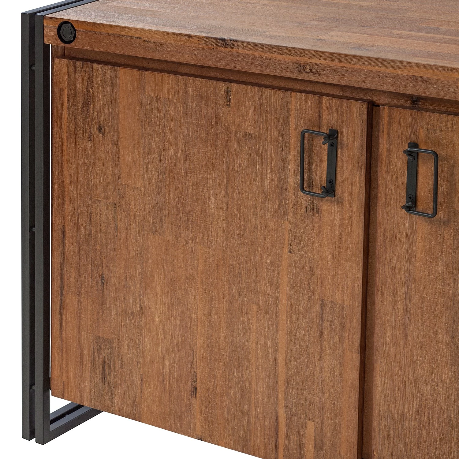 Ars manufacti Sideboard Manchester VI - Akazie massiv / Metall - Akazie / Anthrazit 6 Ars manufacti Sideboard Manchester VI - Akazie massiv / Metall - Akazie / Anthrazit – Bild 6