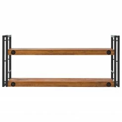 Ars manufacti Wandregal Manchester II - Akazie massiv / Metall - Akazie / Anthrazit -Wohnzimmermöbel boutique en ligne 1000210966 201012 13341800019 DETAILS P000000001000210966