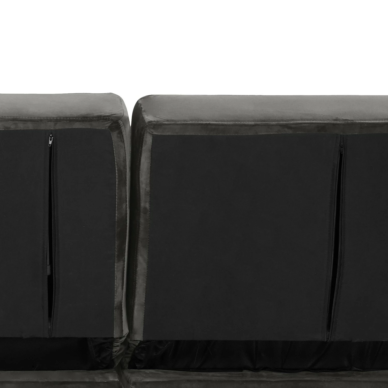 Jack & Alice Ecksofa Daru III - Samt - Grau 14 Jack & Alice Ecksofa Daru III - Samt - Grau – Bild 14