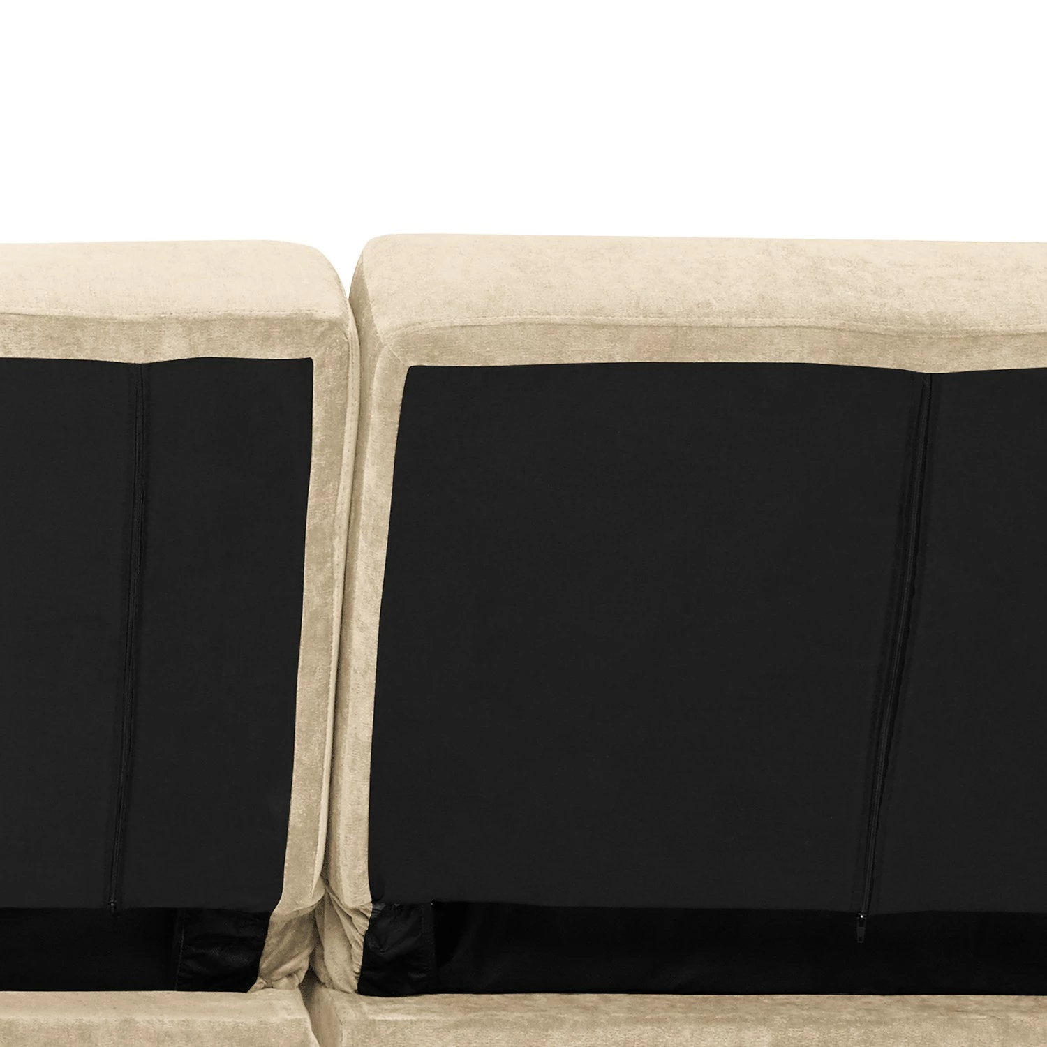 Jack & Alice Ecksofa Daru II - Samt - Beige 14 Jack & Alice Ecksofa Daru II - Samt - Beige – Bild 14