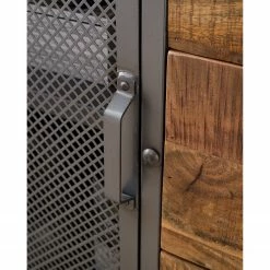 Ars manufacti Sideboard Hunter II - Mango massiv / Metall - Mango / Blaugrau -Wohnzimmermöbel boutique en ligne 1000211063 210219 10173600004 DETAILS P000000001000211063