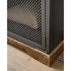 Ars manufacti Sideboard Hunter II - Mango massiv / Metall - Mango / Blaugrau -Wohnzimmermöbel boutique en ligne 1000211063 210219 10173900006 DETAILS P000000001000211063