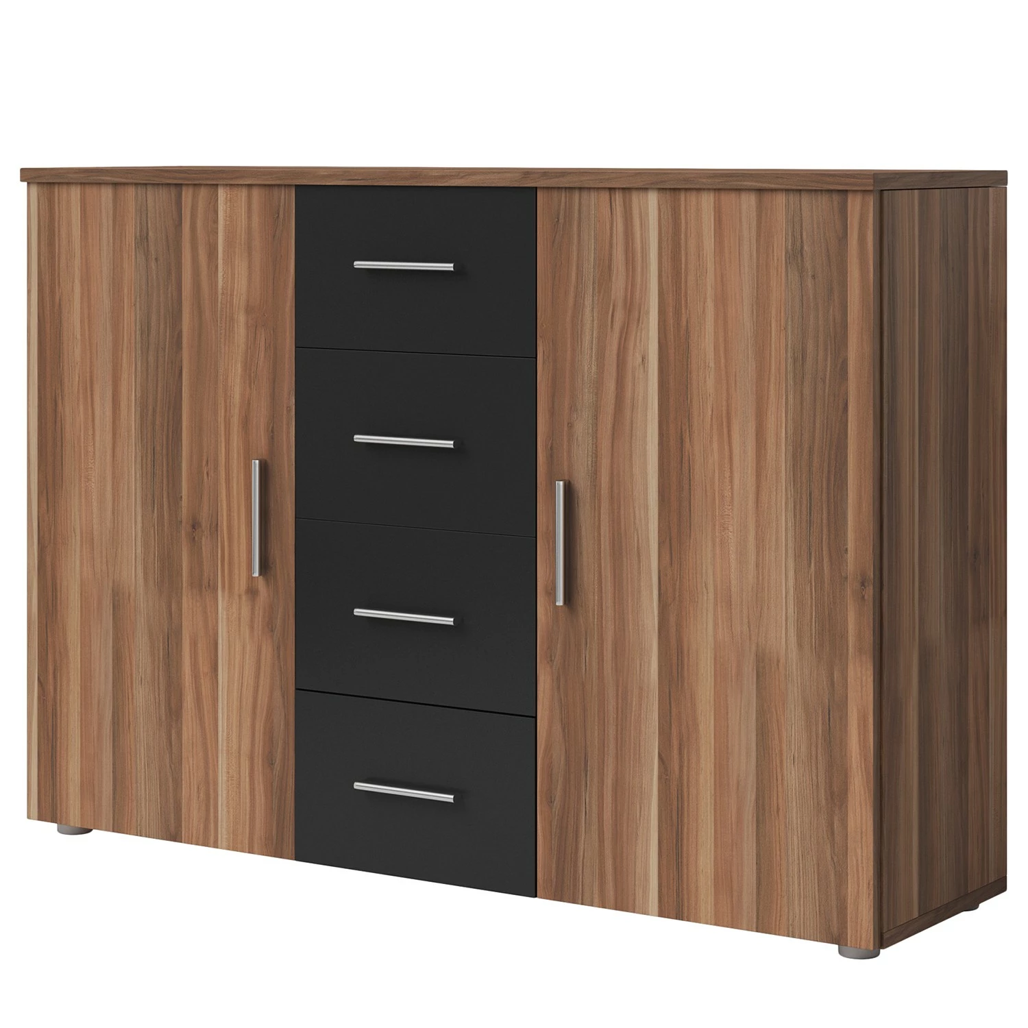 Mooved Sideboard Richford - Merano Dekor / Schwarz 1 Mooved Sideboard Richford - Merano Dekor / Schwarz