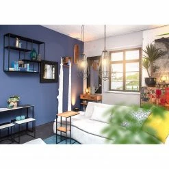 Jack & Alice Wandregal Daggett I - Metall - Schwarz -Wohnzimmermöbel boutique en ligne 1000211416 200504 13491600038 MOOD DETAILS P000000001000211416 mood