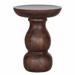 Naturoo Beistelltisch Brookwood II - Mango massiv - Mango Dunkel