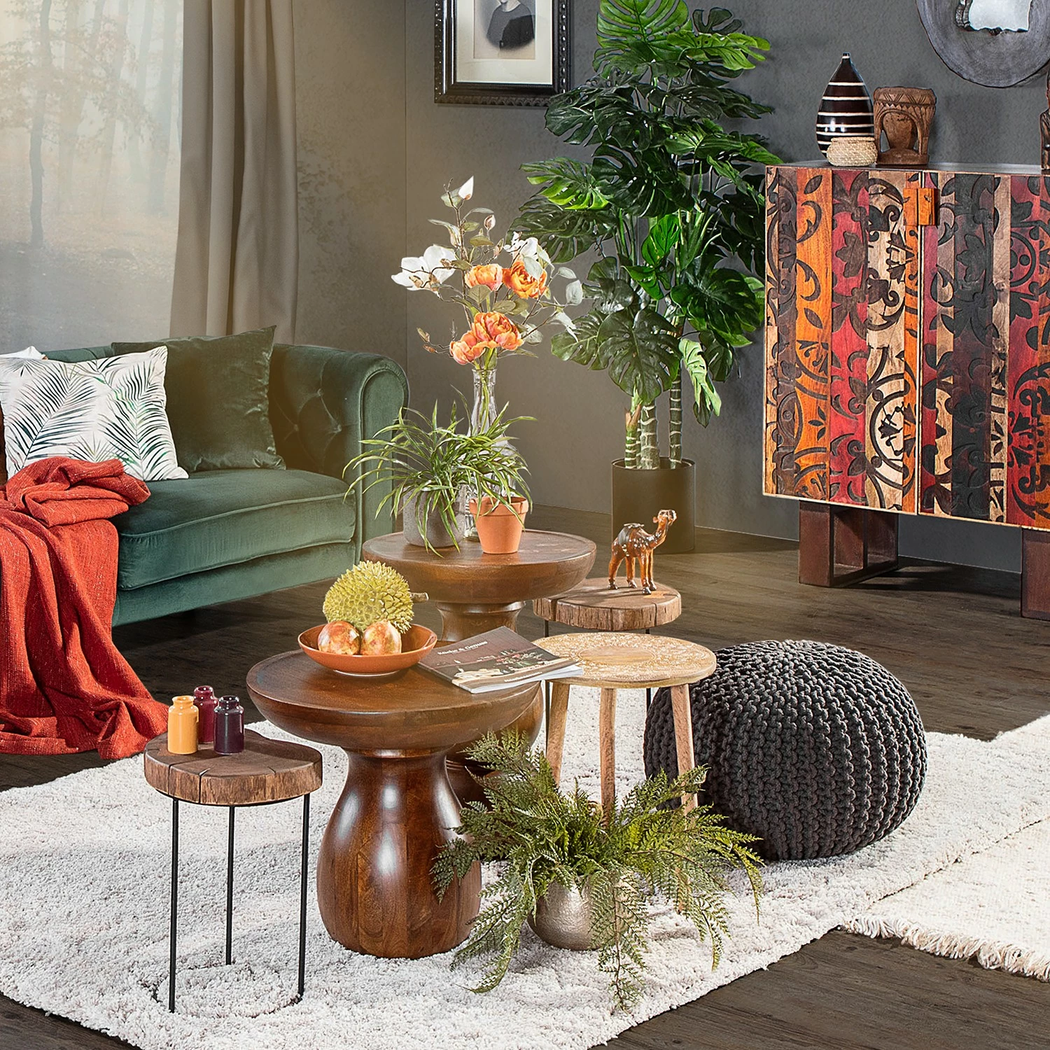 Naturoo Beistelltisch Brookwood II - Mango massiv - Mango Dunkel 2 Naturoo Beistelltisch Brookwood II - Mango massiv - Mango Dunkel – Bild 2