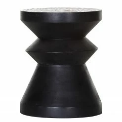 Red Living Beistelltisch Edgewood II - Mango massiv - Mango Schwarz / Mango