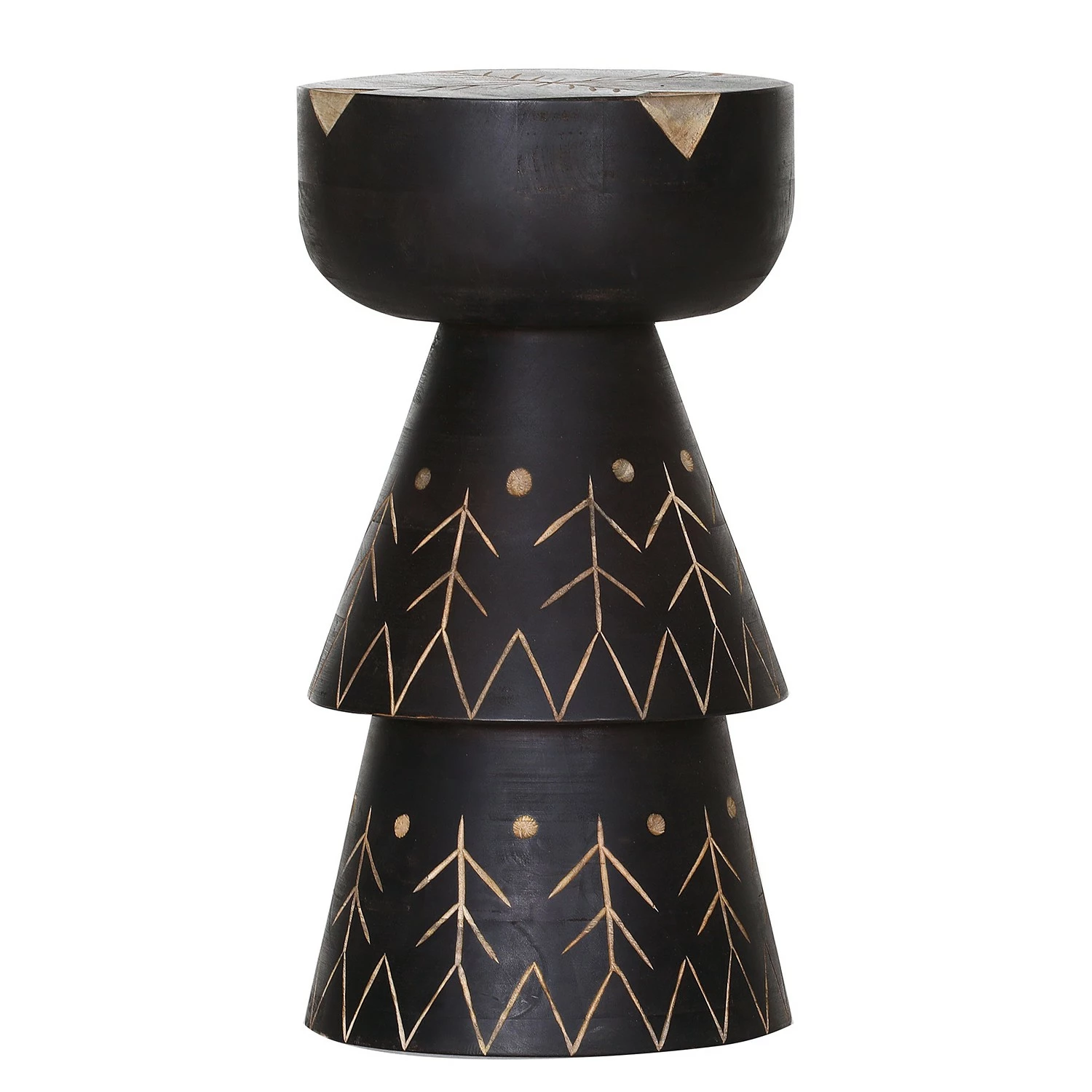 Red Living Beistelltisch Edgewood III - Mango massiv - Mango Schwarz / Mango 1 Red Living Beistelltisch Edgewood III - Mango massiv - Mango Schwarz / Mango