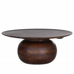 Naturoo Couchtisch Brookwood I - Mango massiv - Mango Dunkel