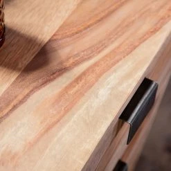 Naturoo Konsolentisch Nigg - Sheesham massiv / Metall - Sheesham / Schwarz -Wohnzimmermöbel boutique en ligne 1000211512 200504 13500300348 DETAILS P000000001000211512