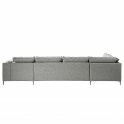 Studio Copenhagen Wohnlandschaft COSO Classic+ - Webstoff Inze: Hellgrau - Longchair davorstehend rechts / Ottomane links - Bettkasten - Chrom glänzend 36 Studio Copenhagen Wohnlandschaft COSO Classic+ - Webstoff Inze: Hellgrau - Longchair davorstehend rechts / Ottomane links - Bettkasten - Chrom glänzend -Wohnzimmermöbel boutique en ligne 1000212027 200811 17104001669 DETAILS P000000001000212027