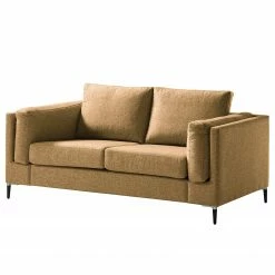 Studio Copenhagen 2-Sitzer Sofa COSO Classic+ - Webstoff Inze: Hellbraun - Schwarz