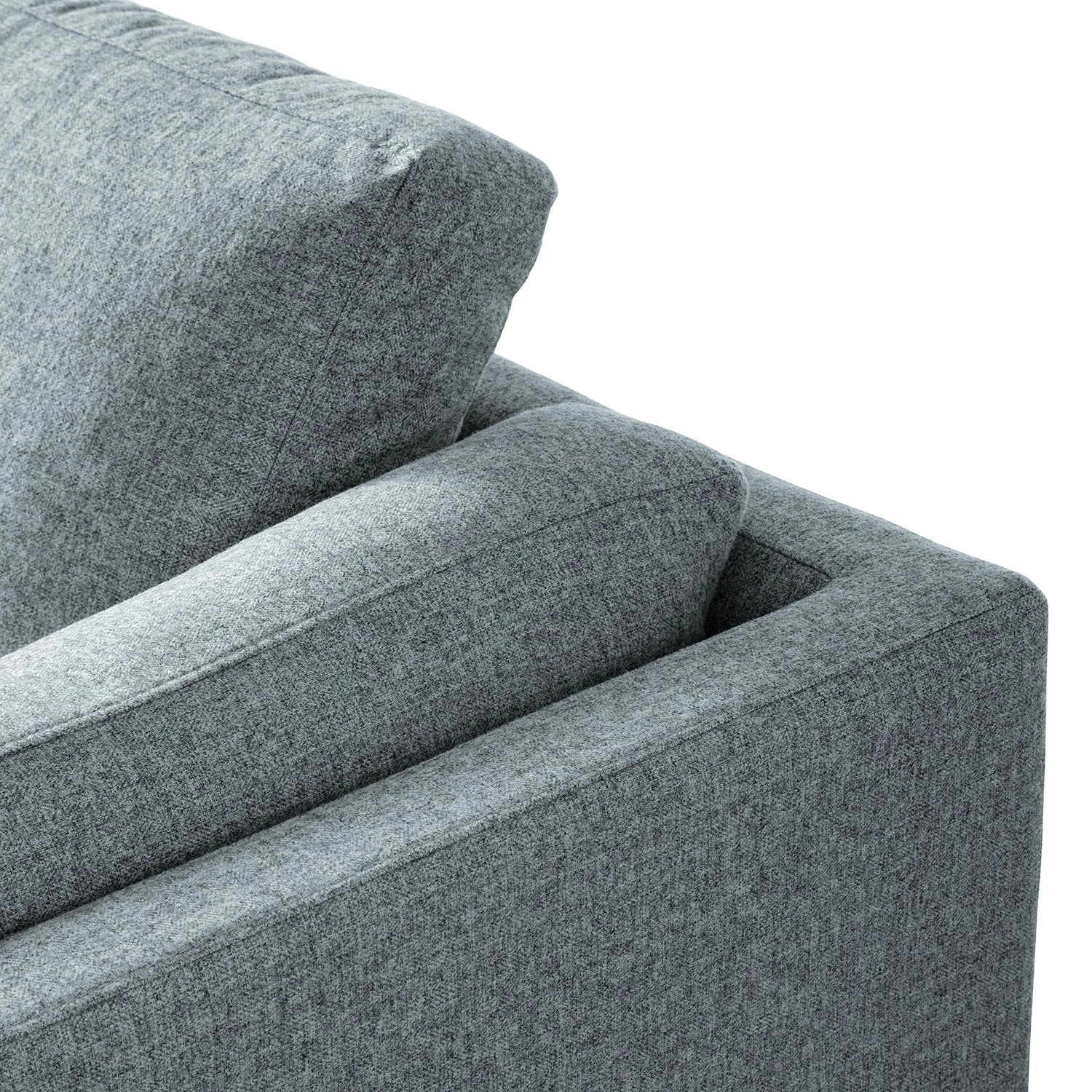 Studio Copenhagen Ecksofa COSO Classic+ mit Ottomane - Webstoff Inze: Graublau - Breite: 245 cm - Ottomane davorstehend links - Bettkasten - Eiche Dunkel 16 Studio Copenhagen Ecksofa COSO Classic+ mit Ottomane - Webstoff Inze: Graublau - Breite: 245 cm - Ottomane davorstehend links - Bettkasten - Eiche Dunkel – Bild 16