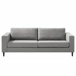 Studio Copenhagen 3-Sitzer Sofa COSO Classic - Webstoff Milan: Hellgrau - Buche -Wohnzimmermöbel boutique en ligne 1000212980 200827 12380600021 DETAILS P000000001000212980