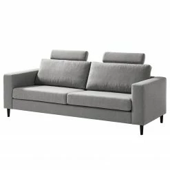 Studio Copenhagen 3-Sitzer Sofa COSO Classic - Webstoff Milan: Hellgrau - Buche -Wohnzimmermöbel boutique en ligne 1000212980 200827 12380600024 DETAILS P000000001000212980