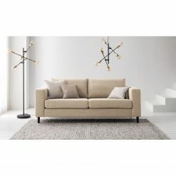 Studio Copenhagen 2,5-Sitzer Sofa COSO Classic - Webstoff Milan: Beige - Buche -Wohnzimmermöbel boutique en ligne 1000213010 201023 11040800058 MOOD DETAILS P000000001000213010 mood