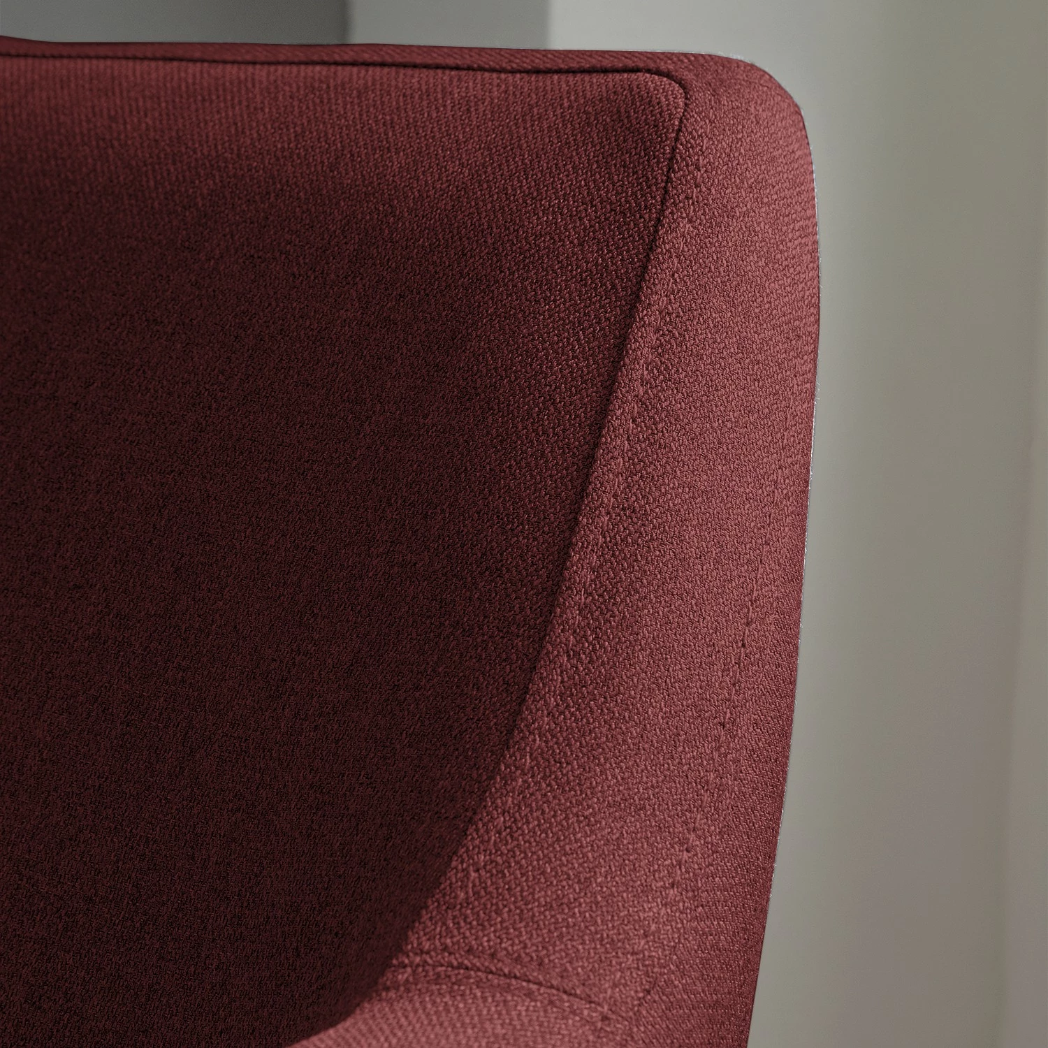 Mørteens Sessel Nicholas - Webstoff - Dunkelrot 14 Mørteens Sessel Nicholas - Webstoff - Dunkelrot – Bild 14
