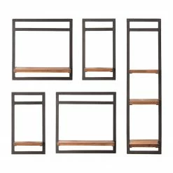 Ars manufacti Wandregal-Set Manchester III (5-teilig) - Akazie massiv / Metall - Akazie / Anthrazit 14 Ars manufacti Wandregal-Set Manchester III (5-teilig) - Akazie massiv / Metall - Akazie / Anthrazit -Wohnzimmermöbel boutique en ligne 1000213199 200713 18103700004 DETAILS P000000001000213199