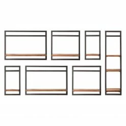 Ars manufacti Wandregal-Set Manchester V (7-teilig) - Akazie massiv / Metall - Akazie / Anthrazit 15 Ars manufacti Wandregal-Set Manchester V (7-teilig) - Akazie massiv / Metall - Akazie / Anthrazit -Wohnzimmermöbel boutique en ligne 1000213201 200713 18103900008 DETAILS P000000001000213201