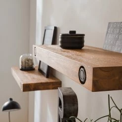 Ars manufacti Wandboard Manchester (2er-Set) - Akazie massiv - Breite: 90 cm -Wohnzimmermöbel boutique en ligne 1000213214 210831 13323500008 MOOD DETAILS P000000001000213214 mood