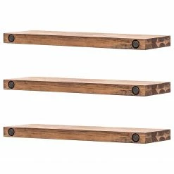 Ars manufacti Wandboard Manchester (3er-Set) - Akazie massiv - Breite: 60 cm