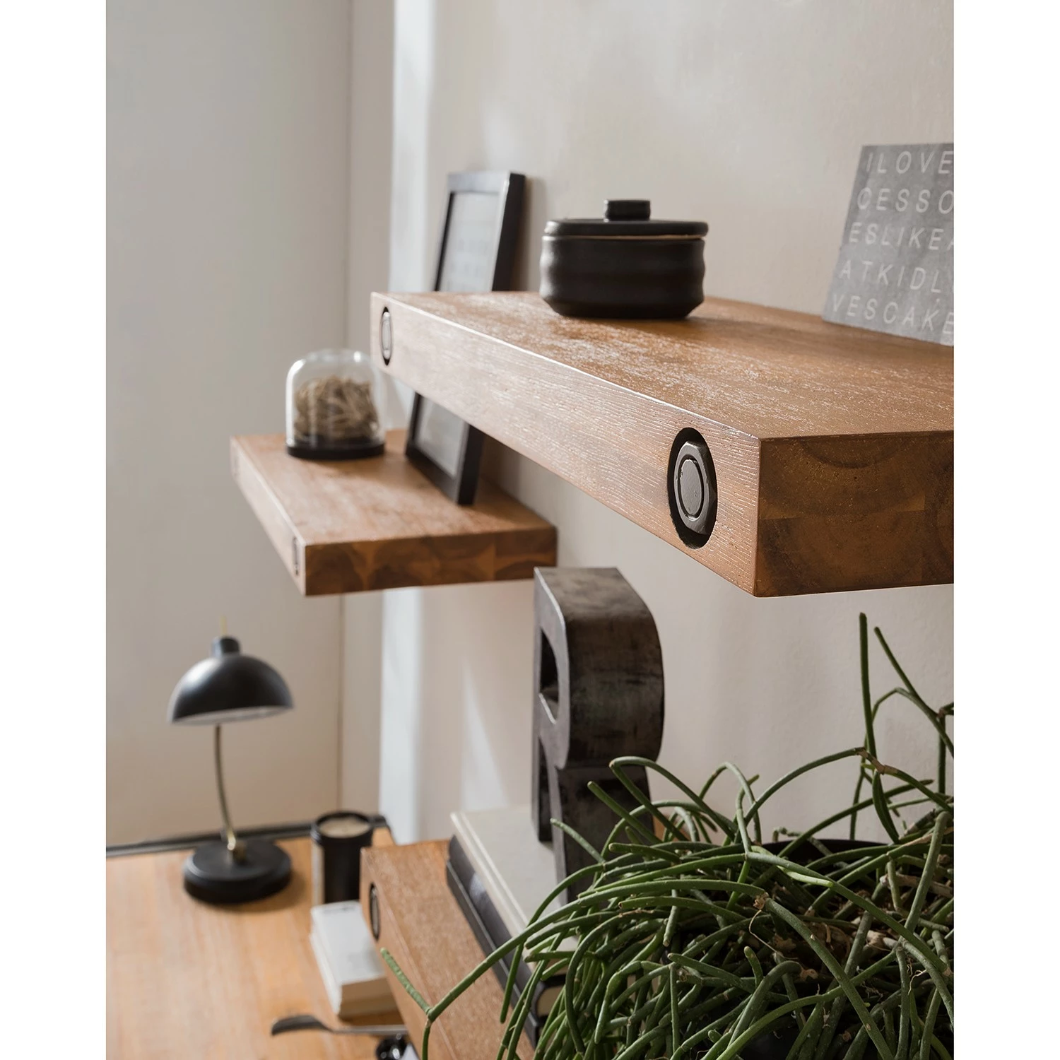 Ars manufacti Wandboard Manchester (3er-Set) - Akazie massiv - Breite: 60 cm 4 Ars manufacti Wandboard Manchester (3er-Set) - Akazie massiv - Breite: 60 cm – Bild 4