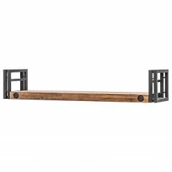 Ars manufacti Wandboard Manchester (2er-Set) - Akazie massiv / Metall - Akazie / Anthrazit - Breite: 110 cm -Wohnzimmermöbel boutique en ligne 1000213217 200831 09510000014 DETAILS P000000001000213217