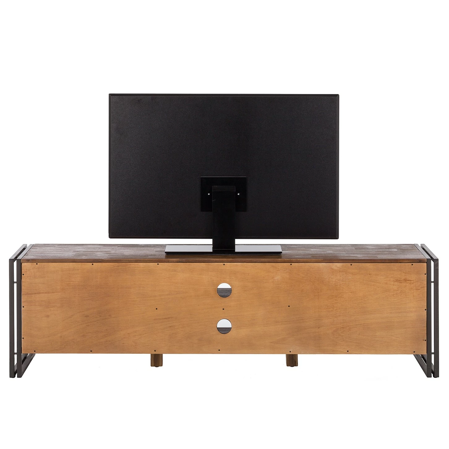 Ars manufacti Wohnkombination Manchester III (3-tlg) - Akazie massiv / Metall - Akazie / Anthrazit 8 Ars manufacti Wohnkombination Manchester III (3-tlg) - Akazie massiv / Metall - Akazie / Anthrazit – Bild 8