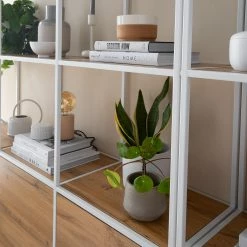 Fredriks Regal Meon III - Eiche Dekor - Breite: 101 cm 45 Fredriks Regal Meon III - Eiche Dekor - Breite: 101 cm -Wohnzimmermöbel boutique en ligne 1000213233 201124 10312700025 DETAILS P000000001000213233