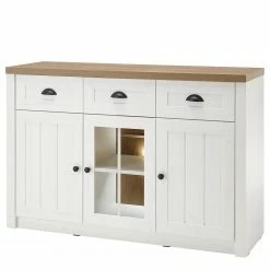 Norrwood Sideboard Proville I - Eiche Weiß Dekor / Eiche Dekor