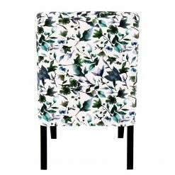 Kayoom Polsterstuhl Indira II - Webstoff / Buche massiv - Schwarz / Grün & Weiß -Wohnzimmermöbel boutique en ligne 1000214193 200529 06041300117 DETAILS P000000001000214193