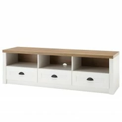 Norrwood Wohnwand Proville I (4-teilig) - Eiche Weiß Dekor / Eiche Dekor -Wohnzimmermöbel boutique en ligne 1000214288 200527 06582400009 DETAILS P000000001000214288