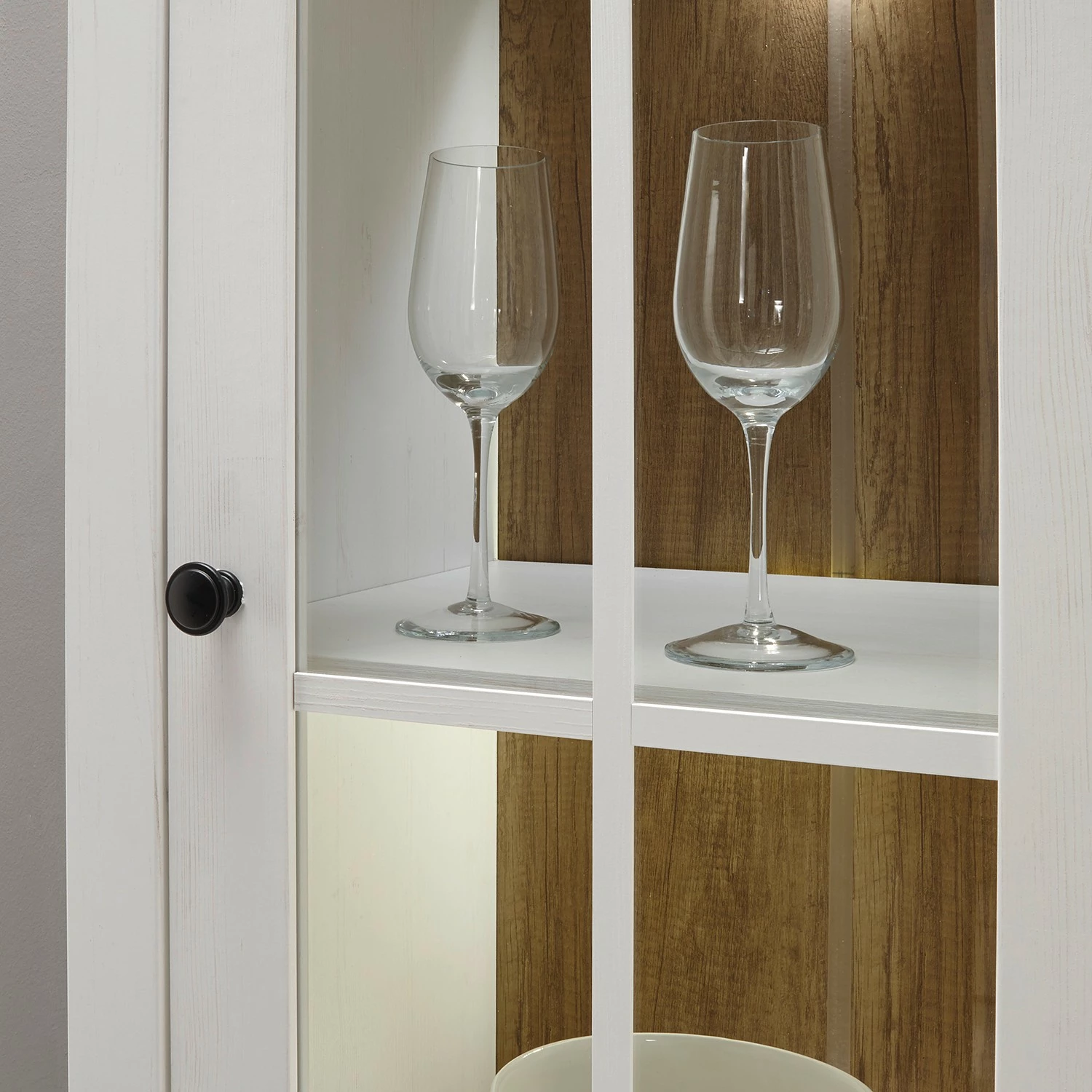 Norrwood Wohnwand Proville III (4-teilig) - Eiche Weiß Dekor / Eiche Dekor 12 Norrwood Wohnwand Proville III (4-teilig) - Eiche Weiß Dekor / Eiche Dekor – Bild 12