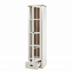 Norrwood Wohnwand Proville IV (4-teilig) - Eiche Weiß Dekor / Eiche Dekor -Wohnzimmermöbel boutique en ligne 1000214306 200527 07010200125 DETAILS P000000001000214306