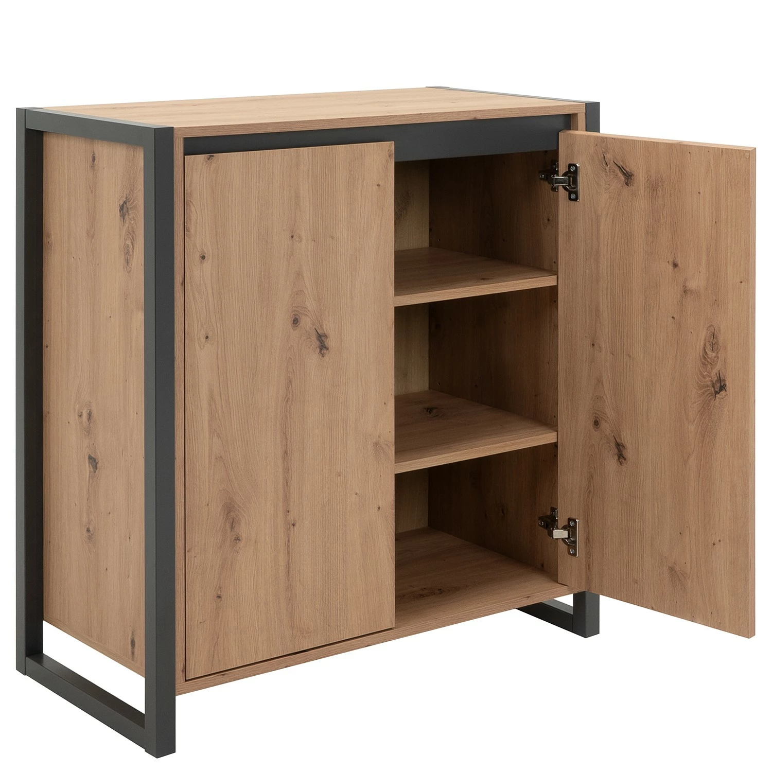 Red Living Kommode Denville I - Eiche Artisan Dekor / Anthrazit 8 Red Living Kommode Denville I - Eiche Artisan Dekor / Anthrazit – Bild 8