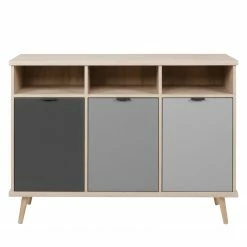 Mørteens Sideboard Elysian - Grau / Eiche Dekor -Wohnzimmermöbel boutique en ligne 1000214503 200608 14174000126 DETAILS P000000001000214503