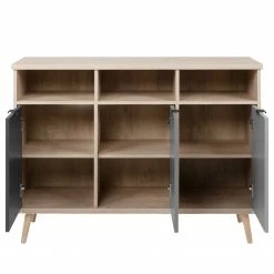 Mørteens Sideboard Elysian - Grau / Eiche Dekor -Wohnzimmermöbel boutique en ligne 1000214503 200608 14174200129 DETAILS P000000001000214503