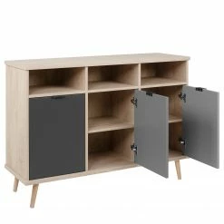 Mørteens Sideboard Elysian - Grau / Eiche Dekor -Wohnzimmermöbel boutique en ligne 1000214503 200608 14174500131 DETAILS P000000001000214503