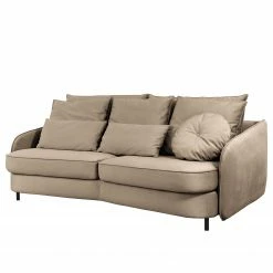 Mørteens Sofa Fosse I (3-Sitzer) - Samt - Microfaser Soile: Cappuccino