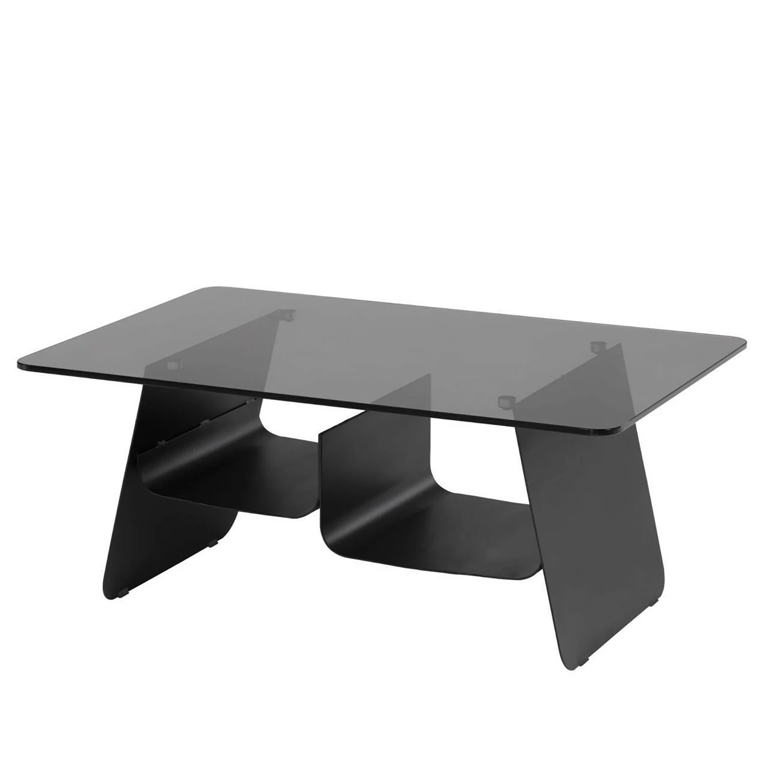 Red Living Couchtisch Monson - Glas / Metall - Grau / Schwarz 1 Red Living Couchtisch Monson - Glas / Metall - Grau / Schwarz