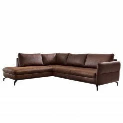 Fredriks Ecksofa Coker - Microfaser - Ottomane davorstehend links