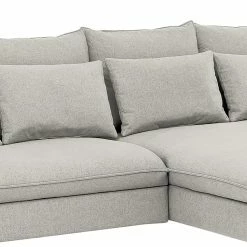 Fredriks Ecksofa Sketty - Microfaser - Hellgrau - Longchair davorstehend rechts - Schlaffunktion - Bettkasten -Wohnzimmermöbel boutique en ligne 1000215452 201209 18164700521 DETAILS P000000001000215452